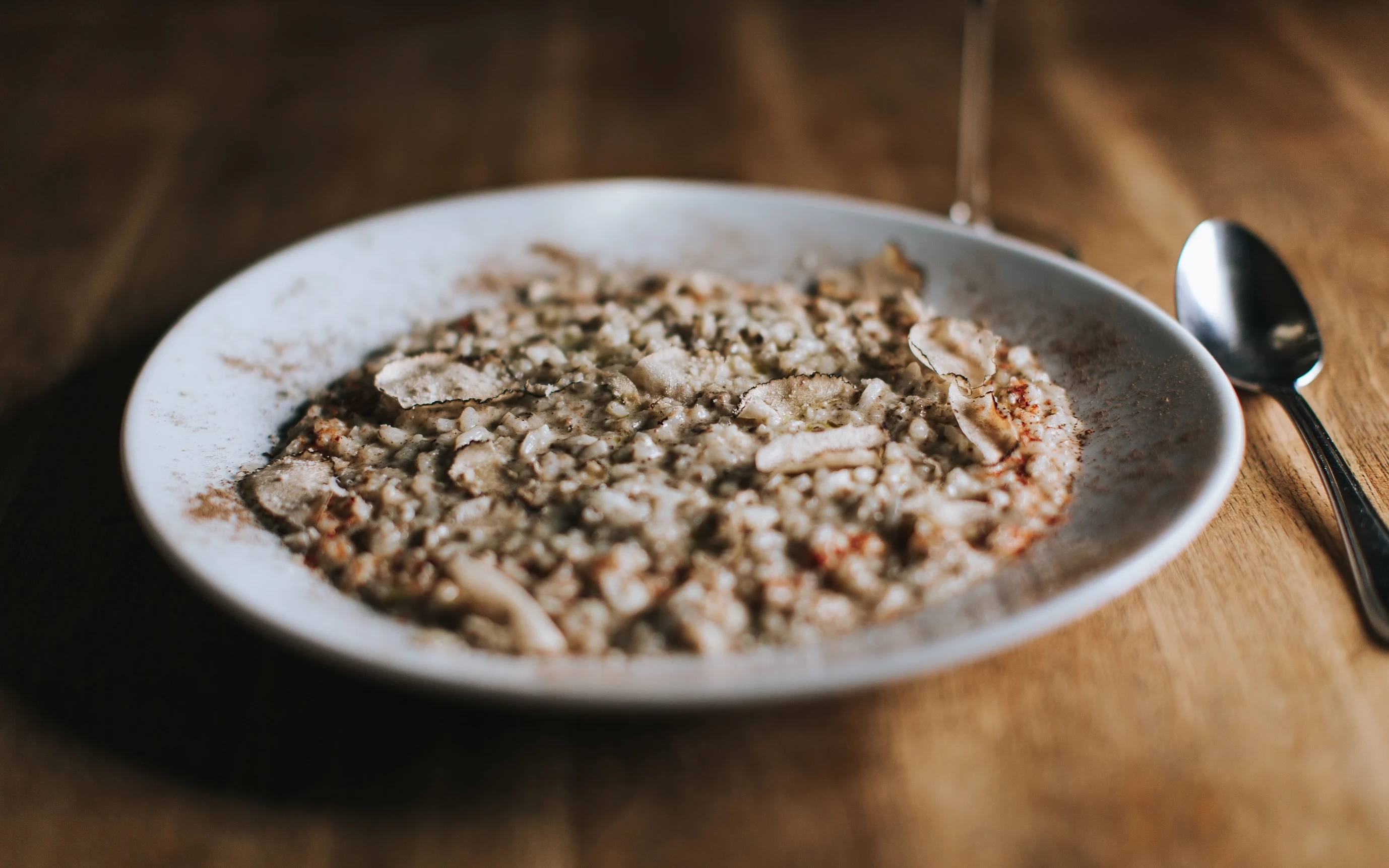 Risotto al Tartufo mit frisch gehobeltem Trüffel